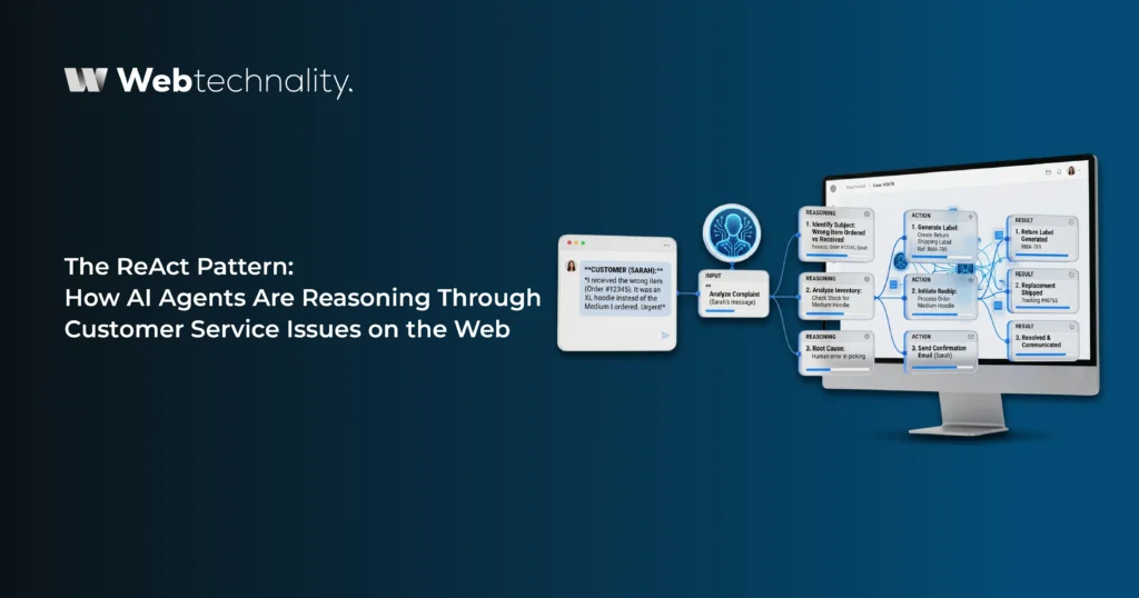 The ReAct Pattern How AI Agents Are Reasoning Through Customer Service Issues on the Web